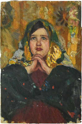 Шурпин Фёдор Саввич. Русская красавица (на оборотной стороне мужской портрет) 